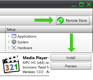 Install MPC-HC Remote Control